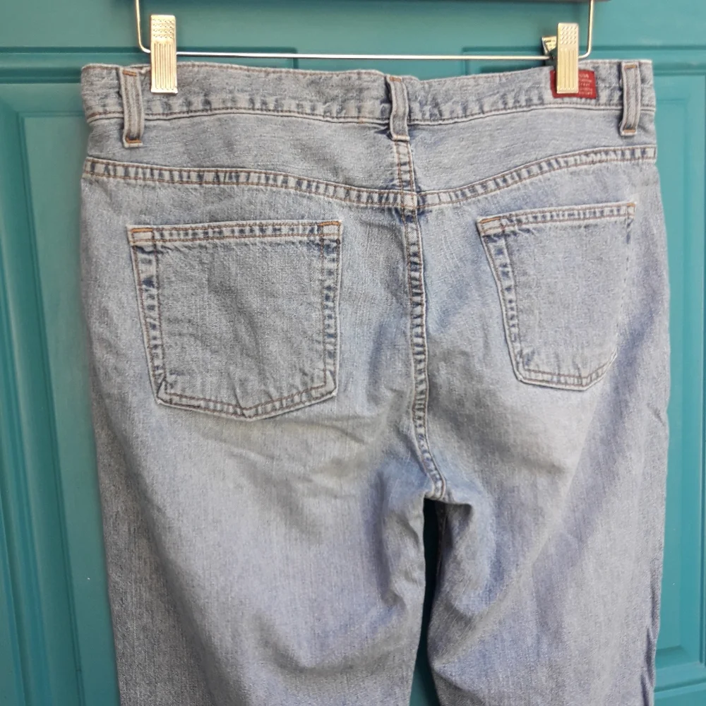 Guess Jeans Vintage Low Rise Bell Bottom Light Blue Denim Flared Leg VTG - Picture 9 of 15